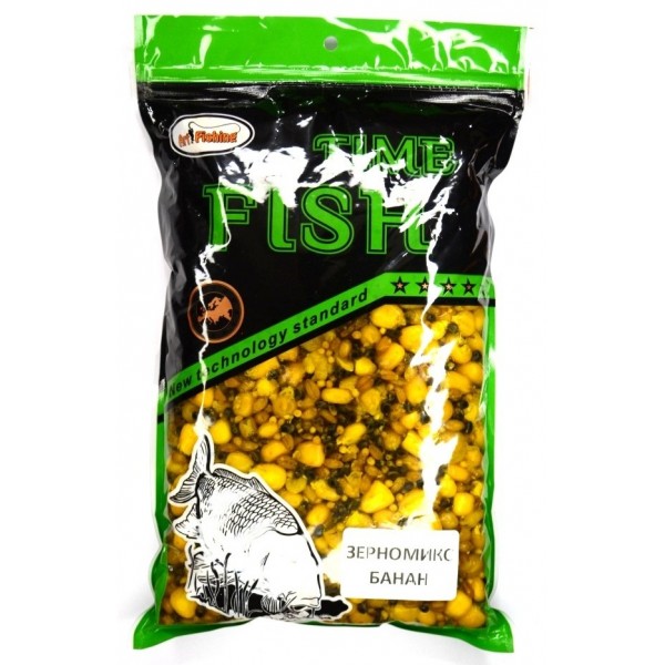 Рыбацкий зерномикс, Art Fishing, 500г, вкус Банан